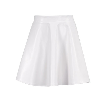 Wholesale Ladies Simple White Skirt Women's Summer Skirt A Line Short Skirt