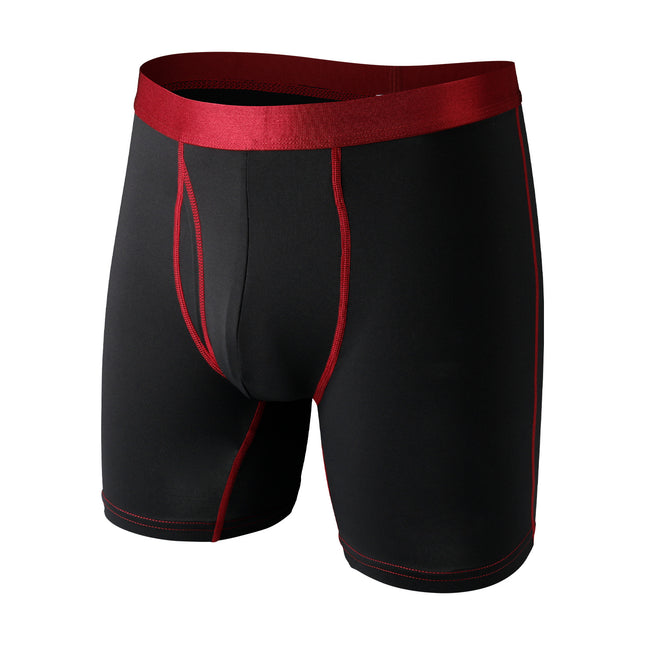 Men's Extended Sports Boxer Briefs Plus Size Quick-drying Underwear