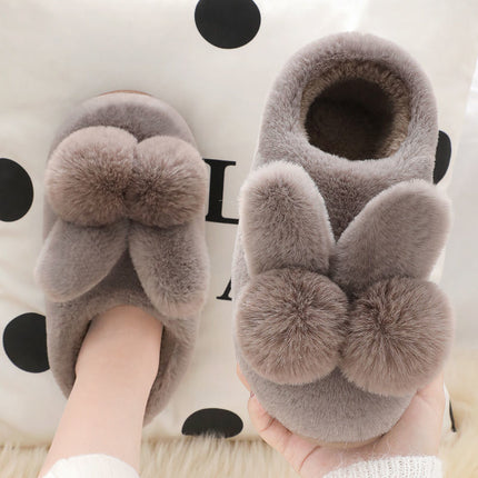 Wholesale Thick-soled Warm Cute Home Slippers for Men and Women 