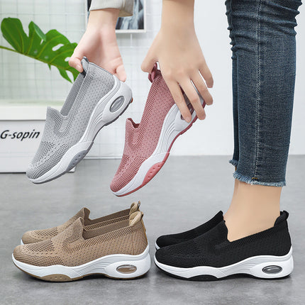 Wholesale Women's Spring Summer Thick-soled Cloth Shoes and Casual Shoes 