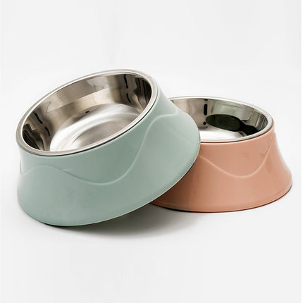 Wholesale Pet Bowl Thickened Stainless Steel Dog Bowl Basin Cat Bowl Dog Supplies