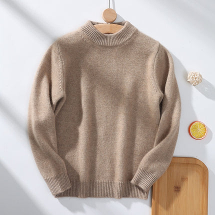 Wholesale Kids Half Turtleneck Thickened Bottoming Cashmere Sweater