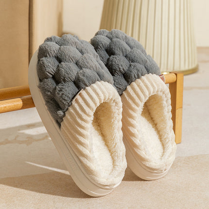 Winter Household Indoor Thick-soled Non-slip Warm Plush Cotton Mops for Couples