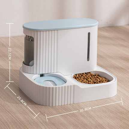 Pet Cat and Dog Water Dispenser Dual-use Bowl Pet Cat Automatic Feeder