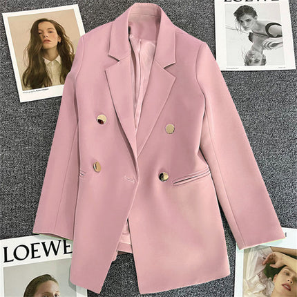 Wholesale Women's Spring and Autumn Casual Candy Green Blazer 