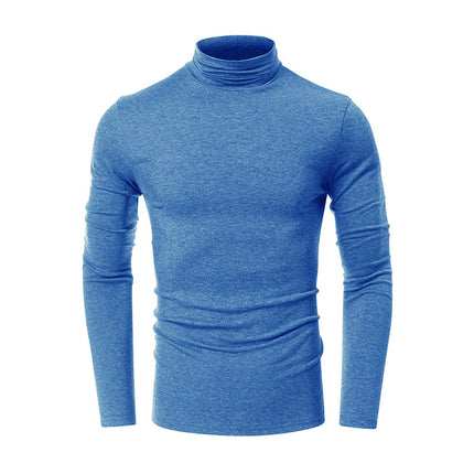 Wholesale Men's Autumn Winter Turtleneck Long-sleeved T-shirt Tops