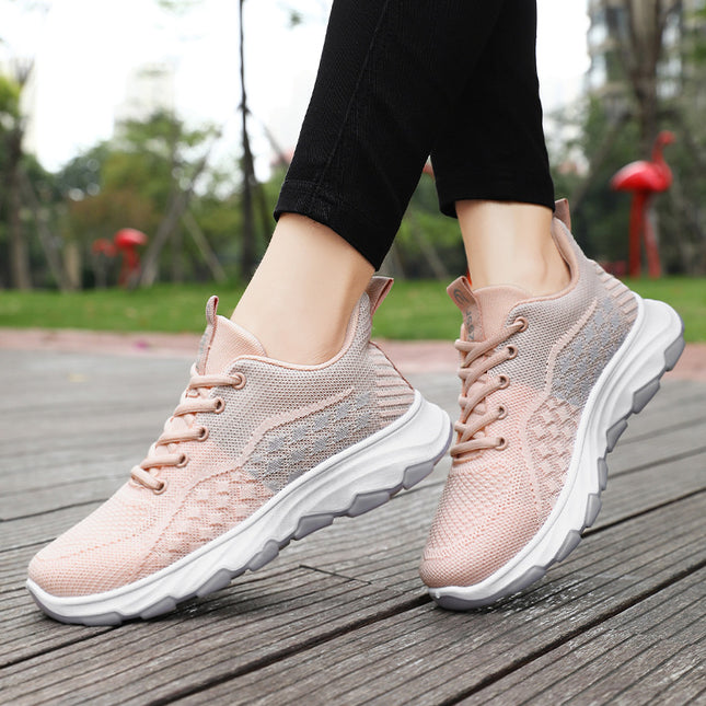 Wholesale Middle-aged and Elderly Women's Fall Winter Running Sports Casual Shoes