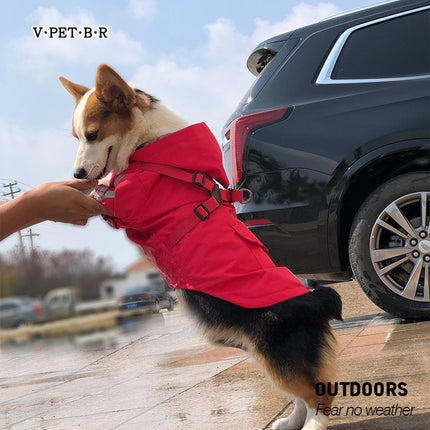 Wholesale Pet Waterproof Raincoat British Dog All-season Outdoor