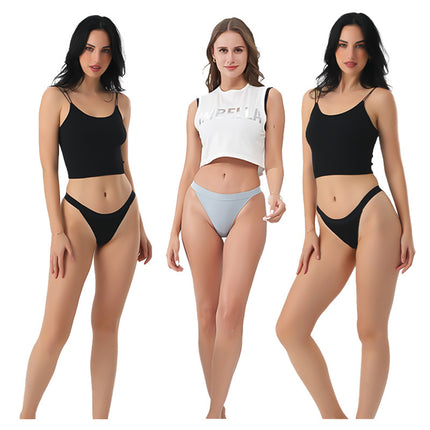 Wholesale Women's Low Waist Sexy Comfortable Cotton Briefs Bikini