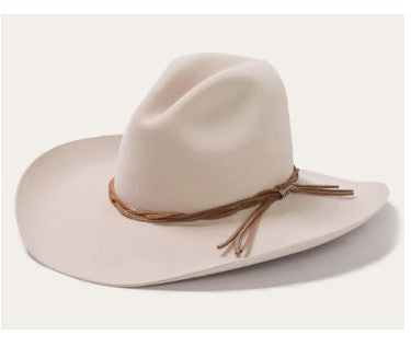 Men's Winter Woolen Jazz Frayed Hat Cowboy Style Felt Hat Gentleman Knight Hat 