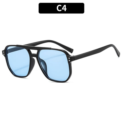 Wholesale Square Frame Ocean Piece Fashion Sunglasses