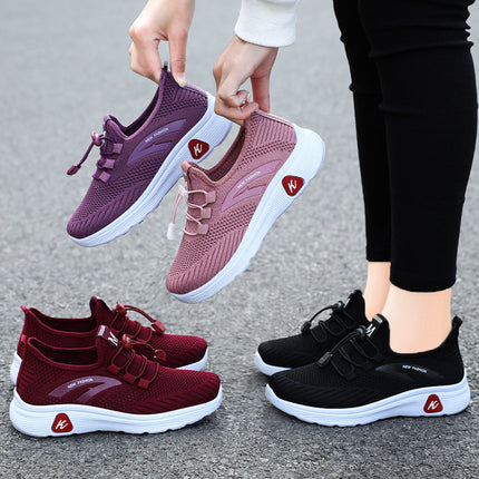 Wholesale Women's Spring Casual Shoes Soft Sole Sneakers 