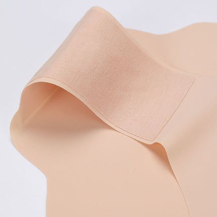 Wholesale Women's Ice Silk Falbala Traceless Breathable Low Waist Underwear