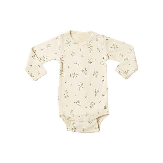 Infant Pullover Cotton Floral Long Sleeve Bodysuit & Pants