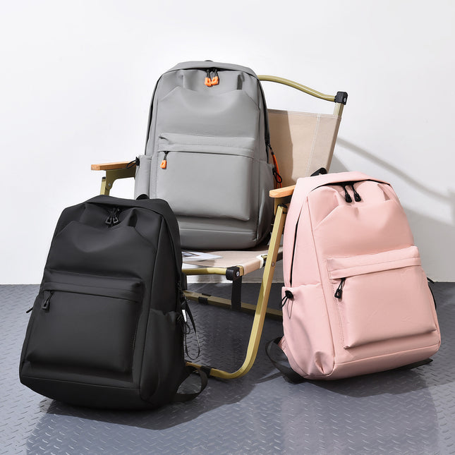 Men's Simple Large-capacity Backpack Outdoor Travel Backpack Student School Bag 