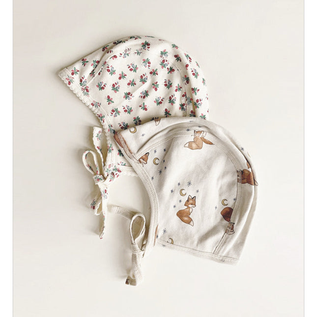 Wholesale Newborn Hat Pure Cotton Fetal Hat Baby Floral Infant Protective Warm Cap