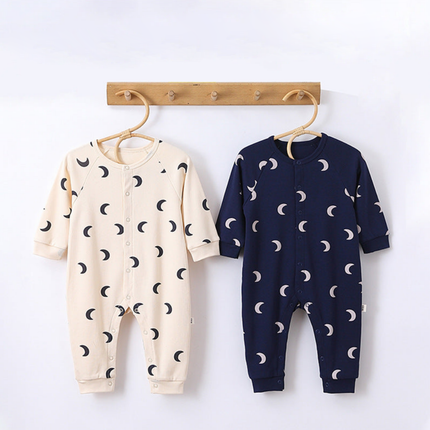 3PCK Infants Baby Spring Class A Pure Cotton Babygrow (3PCS Bibs Gift)