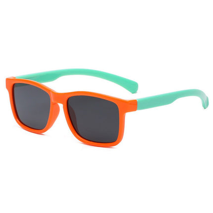 Children's Fashionable Outdoor Vacation Sunscreen Silicone Polarized Sunglasses 