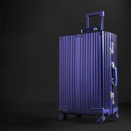 Women's Metal Suitcase All-aluminum Magnesium Alloy Trolley Case Men's 20-inch Boarding Suitcase