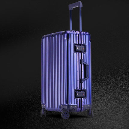 Women's Metal Suitcase All-aluminum Magnesium Alloy Trolley Case Men's 20-inch Boarding Suitcase