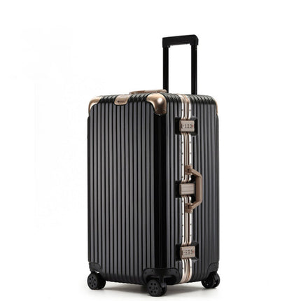 Women's 32-inch Extra Large Capacity Thickened Aluminum Frame Password Suitcase Trolley Case