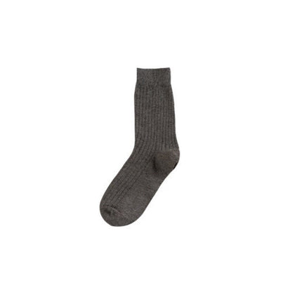 Men's Fall Winter Cotton Sweat-absorbent Breathable Mid-thick Warm Mid-calf Socks 