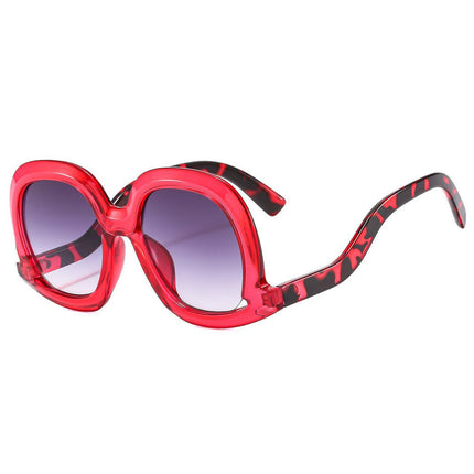 Wholesale Men's Irregular Large Frames Fashionable Women's Sunglasses 