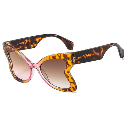 Women's Butterfly-shaped Fashionable Outdoor Sun Protection Trendy Sunglasses 