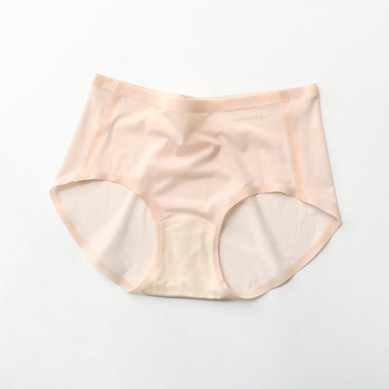 Wholesale Girls Seamless Mid-waist Ultra-thin Sexy Underwear 