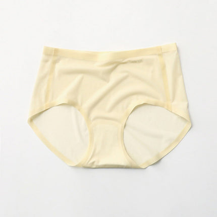 Wholesale Girls Seamless Mid-waist Ultra-thin Sexy Underwear 
