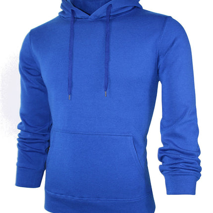 Wholesale Men's Solid Color Outdoor Sports Leisure Fleece Hoodies Jacket
