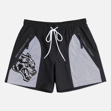 Pantalones cortos deportivos de malla casual transpirables de secado rápido para hombres