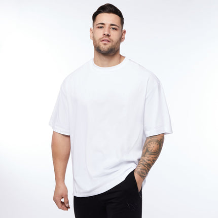 Wholesale Men's Short Sleeve Cotton Loose Sports Crewneck T-Shirts
