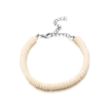 Perlen-Schmuckstein-Muschel-Fragment-Halskette Damen-Halskette