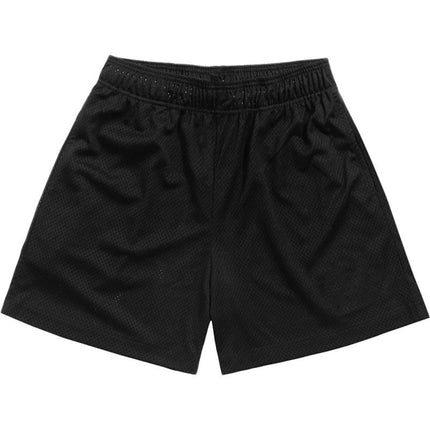 Wholesale Men's Gym Muscle Sports Running Mesh Breathable Cropped Shorts
