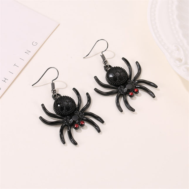 Wholesale Halloween Creative Spider Gothic Earrings