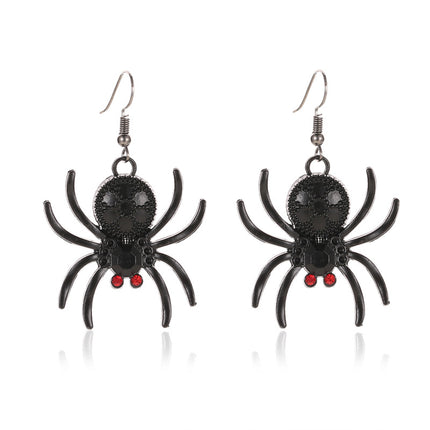 Wholesale Halloween Creative Spider Gothic Earrings