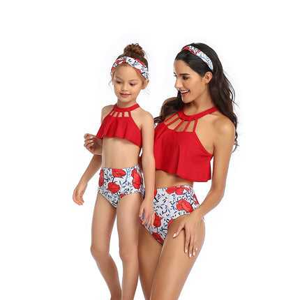 Wholesale Parent-child Mother-Daughter Two-piece Swimsuit Bikini