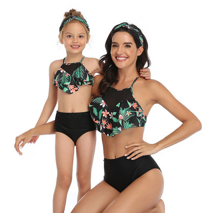 Parent-child Fashion Cute Bikini Two Piece Swimsuit