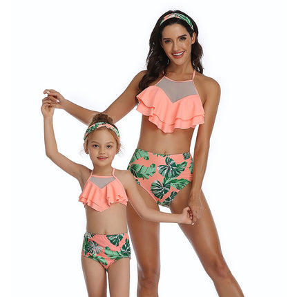Parent-child Fashion Cute Bikini Two Piece Swimsuit