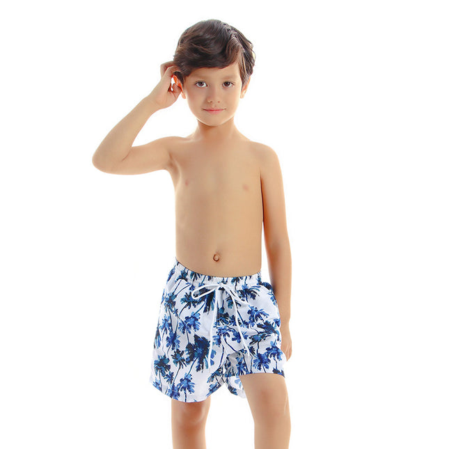 Pantalones cortos de playa para niños a la moda, bañadores para niños