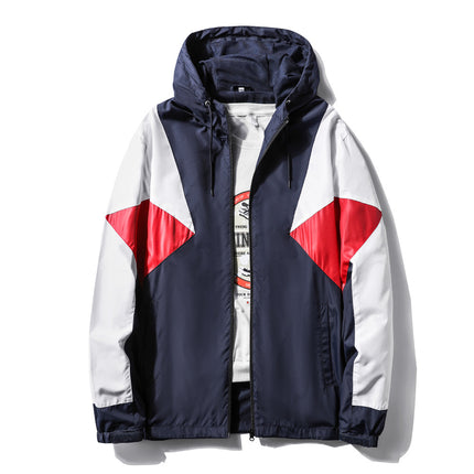 Wholesale Men's Baseball Jacket Loose Casual Sports Coat