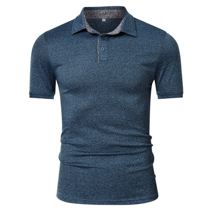Kurzärmliges Golf-Poloshirt für Herren, schnell trocknend