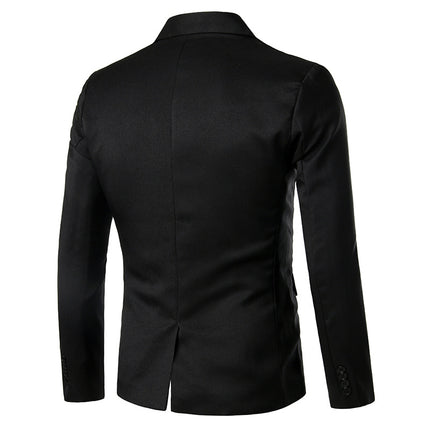 Wholesale Men's Spring and Autumn Plus Size Blazer Jacket
