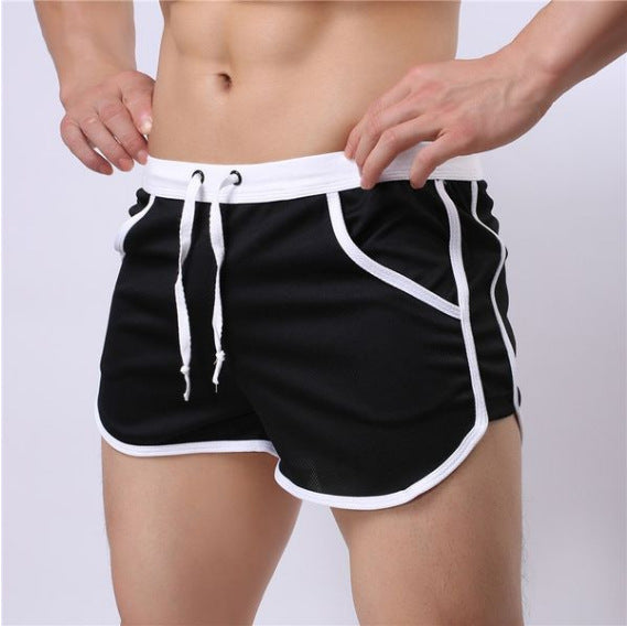 Pantalones cortos casuales deportivos deportivos de verano delgados para hombres