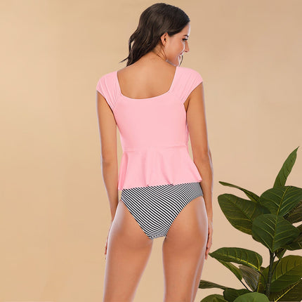 Women's Two-Piece Bikini Printed Gradient Swimsuit