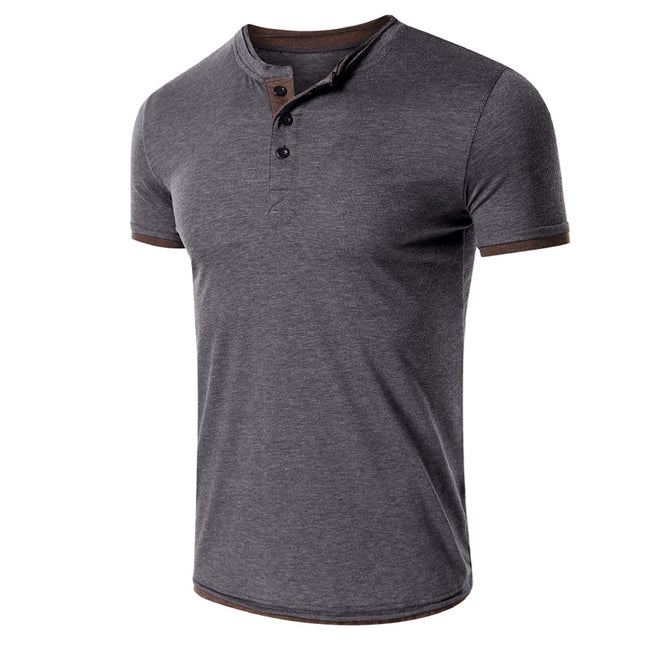 Wholesale Men's Short Sleeve Summer Casual Sports Round Neck T-Shirt