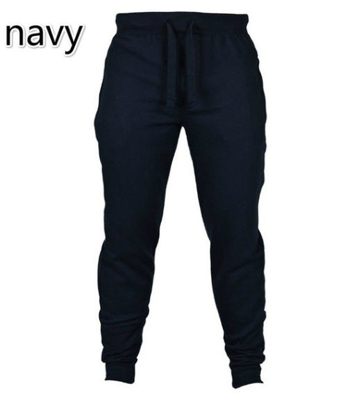 Wholesale Men's Spring Autumn Casual Sports Solid Color Joggers