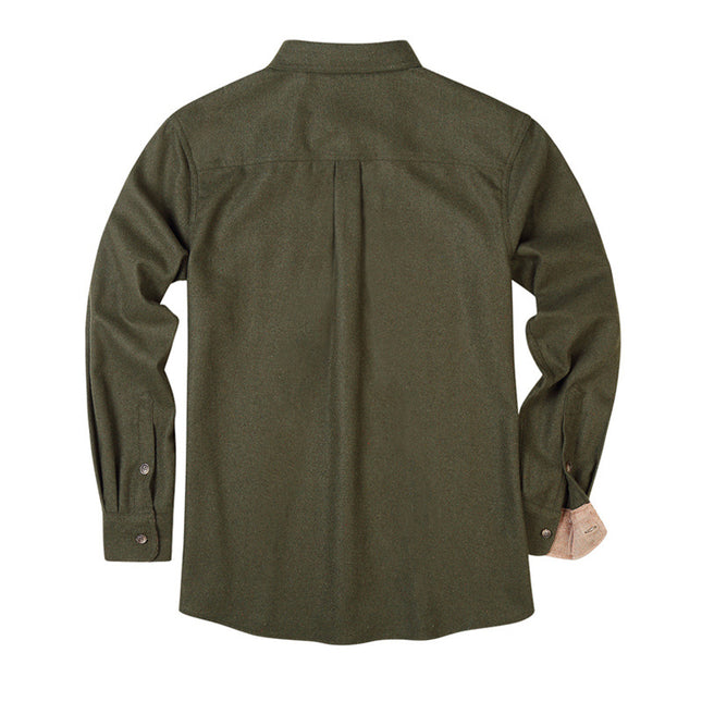 Wholesale Men's Autumn Winter Flannel Button Long Sleeve Shirts