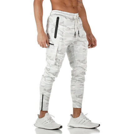 Wholesale Men's Sports Cargo Pants Running Training Stretch Pants
